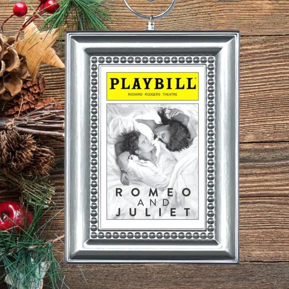 Romeo And Juliet Broadway Musical Playbill Christmas Tree‎ Ornament